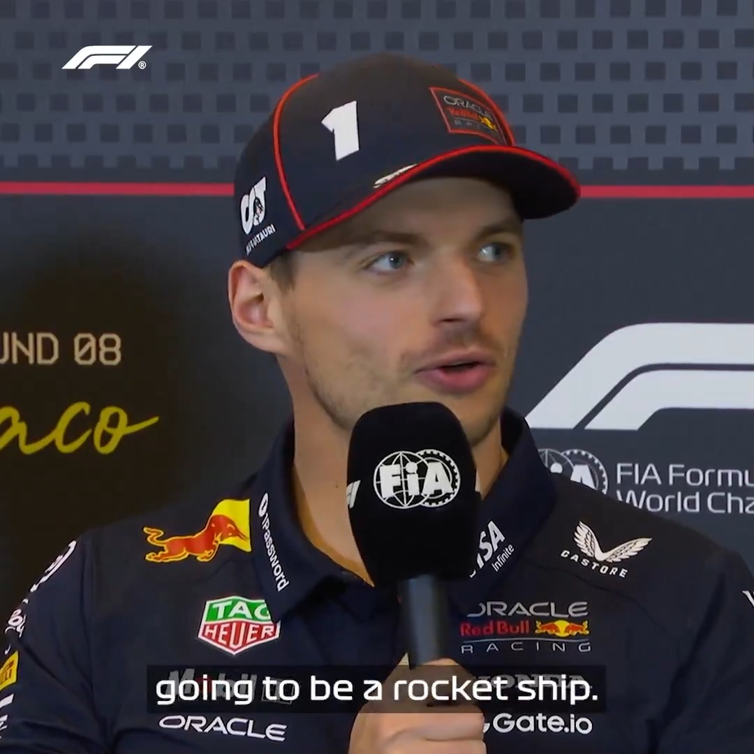 Champion driver and... car designer 😁 There's no end to Max's talents! #F1 #MonacoGP
