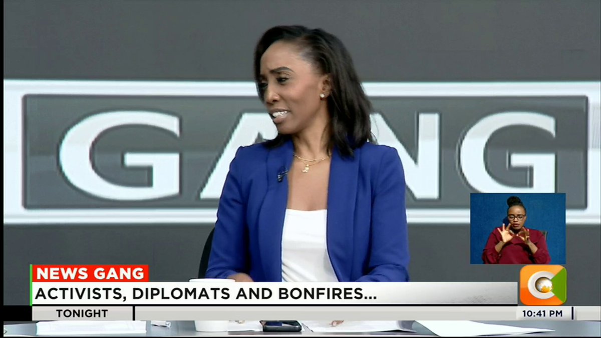 Kaikai: Boniface Mwangi, Martha Karua whether an activist or not, when they are troubled outside, as long as it is not terrorism or drug dealing, they are citizens of Kenya first. The first instinct of a nation is to speak for its citizens #CitizenNewsGang Linus Kaikai
