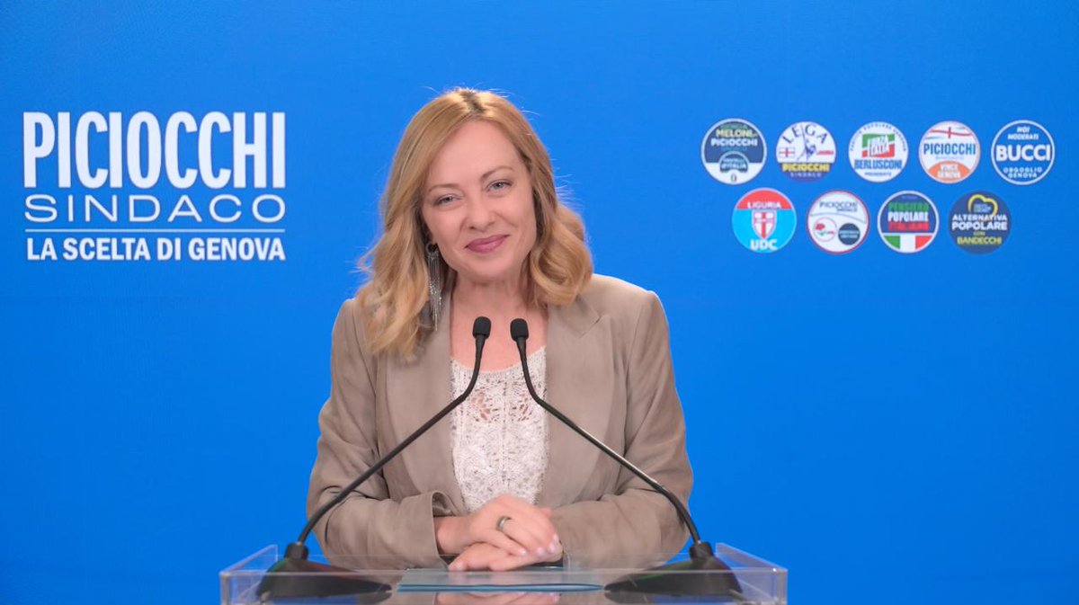 Genova, il mio intervento in collegamento con il Centrodestra in piazza