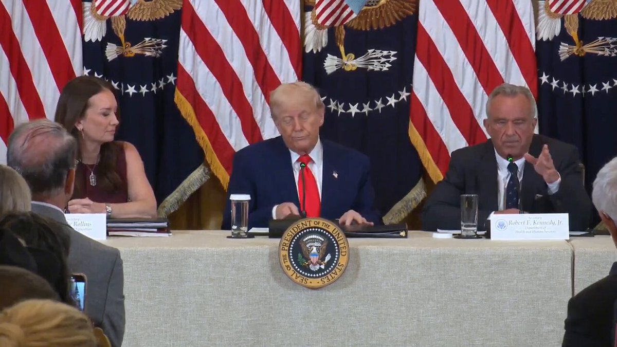 Sec. Kennedy praises President Trump's leadership as the White House unveils the historic MAHA Commission Report: "I've never seen a president—Democrat or Republican—that is willing to stand up to industry when it's the right thing to do." Massive W.