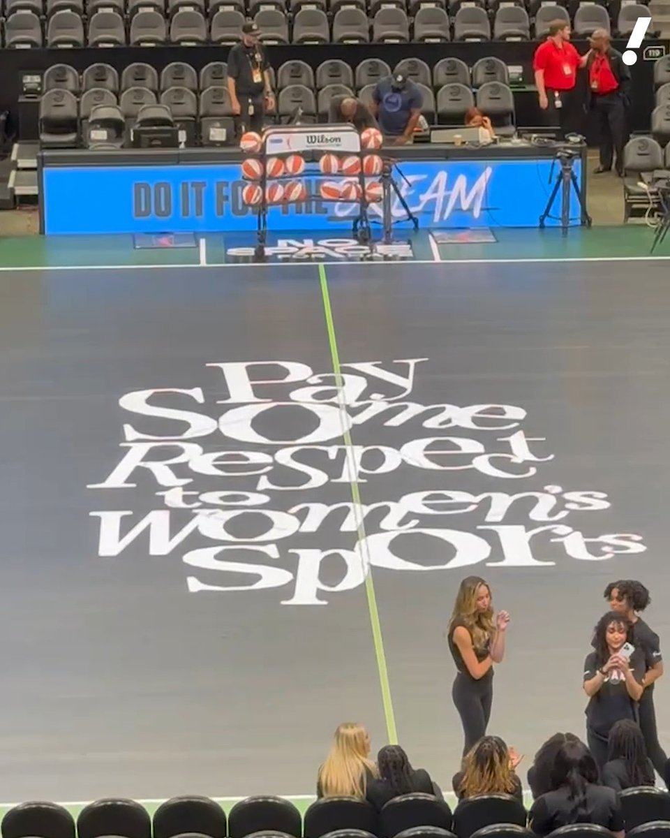 "Pay Some Respect to Women's Sports" 😤 Atlanta Dream unveils a new court design in collaboration with Playa Society and Cash App 👏