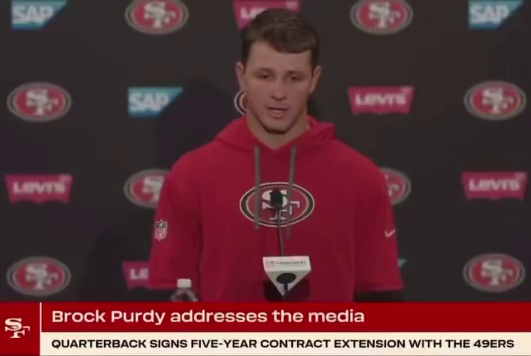 Leader: 49ers Brock Purdy took less money because he doesn’t need every penny for himself and wants his team to win: “Obviously, I want to get what I deserve, also surround myself with guys around me. Not just try to take every penny for myself.” He signed a 5-year, $265M deal with the team. Purdy is the definition of a class act 👏