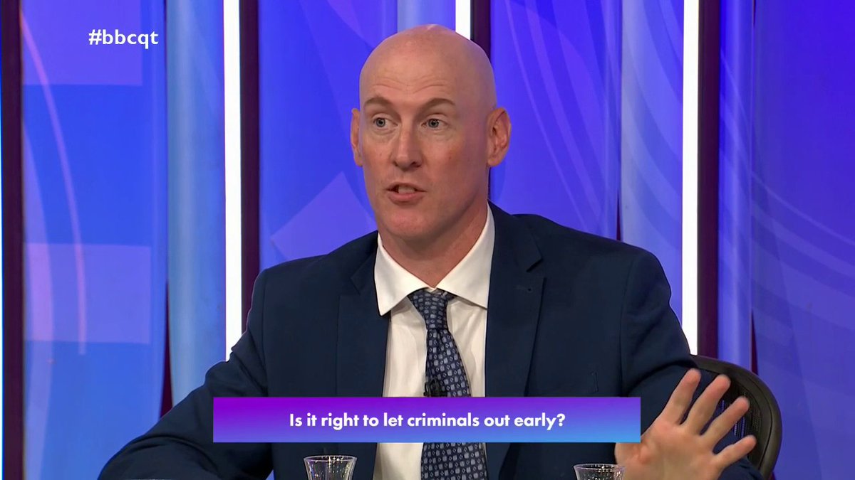 “We have to as a matter of urgency deal with this situation in our prisons” “The prison that’s been… opened “by Labour”, we built that… I regret that we weren’t able to build more” Labour’s Nick Thomas-Symonds and Conservative Kieran Mullan debate early prisoner release #bbcqt