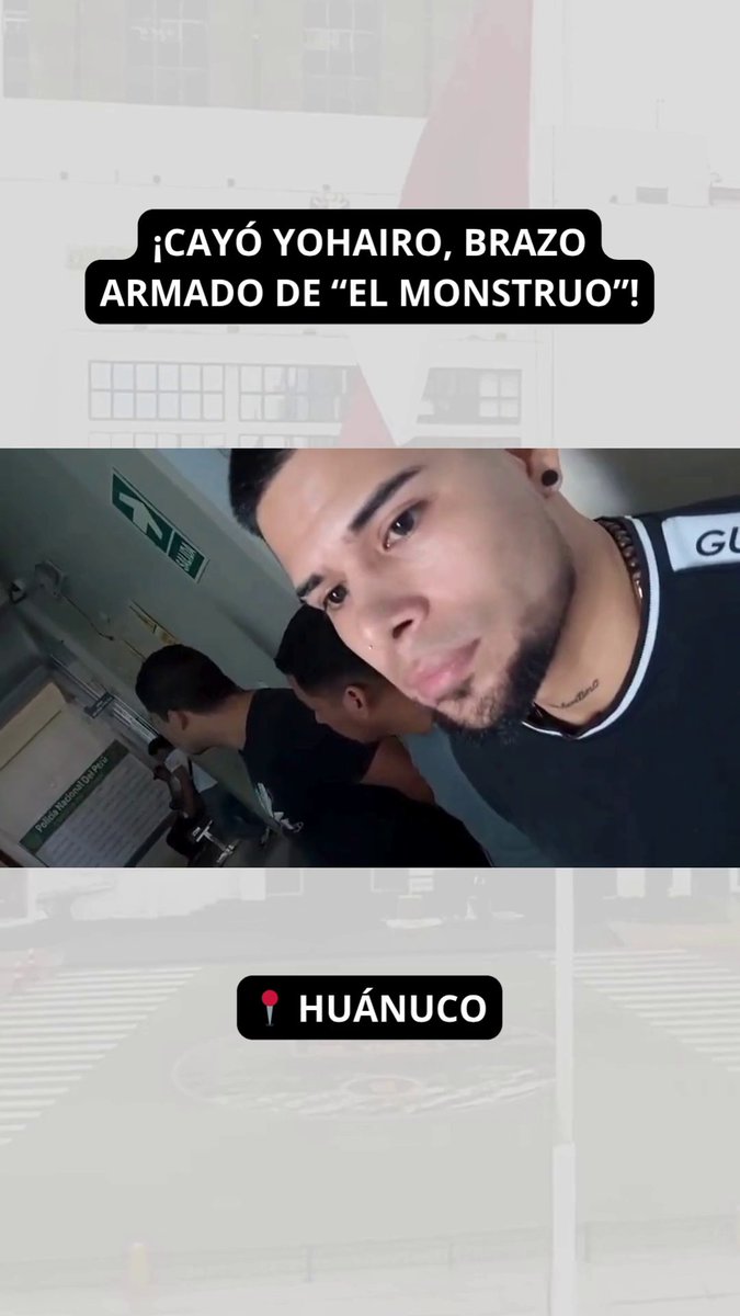 ¡Cayó Yohairo, brazo armado del Monstruo! 📍#TingoMaría En un golpe definitivo al delito, la Policía Nacional del Perú detuvo a tres miembros de Los Injertos del Norte, entre ellos, Yohairo Arancibia Sevillano, sicario del cabecilla criminal alias El Monstruo. Se incautaron dos armas.