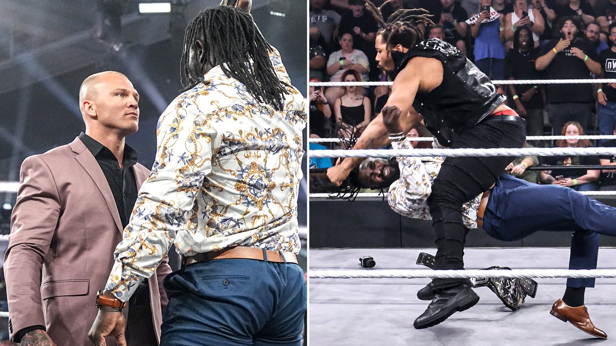 .Myles Borne | THE KID and NXT Champion Oba Femi wwe come face-to-face one last time ahead of their NXT Championship Match THIS SUNDAY at #WWEBattleground. 📍 TAMPA 🎟️