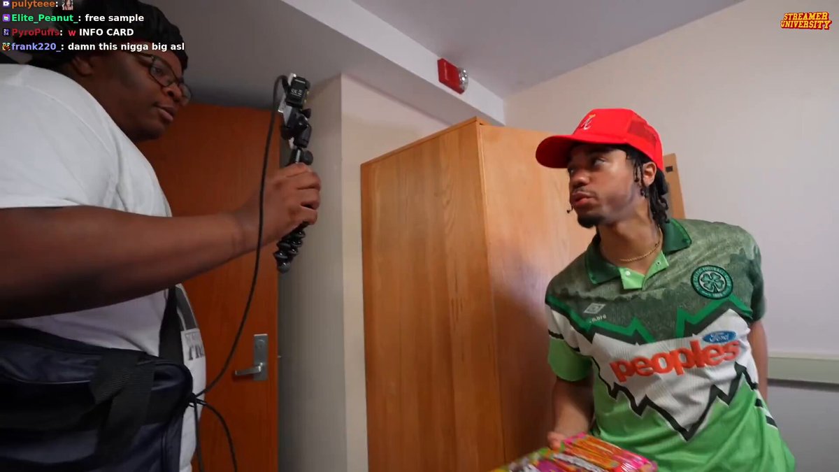 Arky is really hustling at Streamer University hes selling candy for $5.00 in the dorms 😭😭