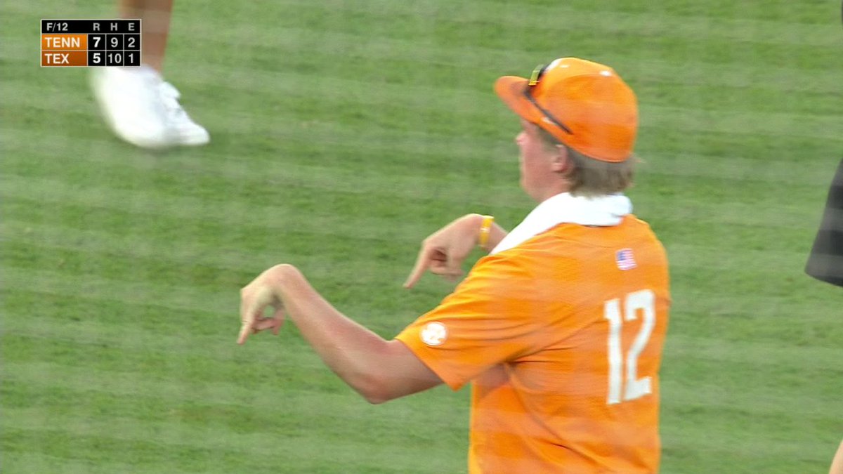 It took 12 innings but Tennessee Baseball outlasts Texas in a THRILLER 🔥