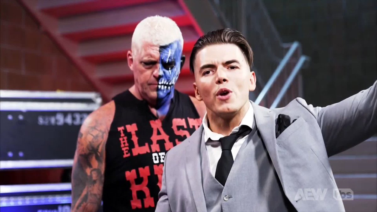 The ROH - Ring of Honor Wrestling World Tag Team Champions, the Sons of Texas (Sammy Guevara &amp; Dustin Rhodes), are prepared to risk it all to leave #AEWDoN this Sunday with the #AEW World Tag Team titles! Watch #AEWCollision on TBS &amp; MAX