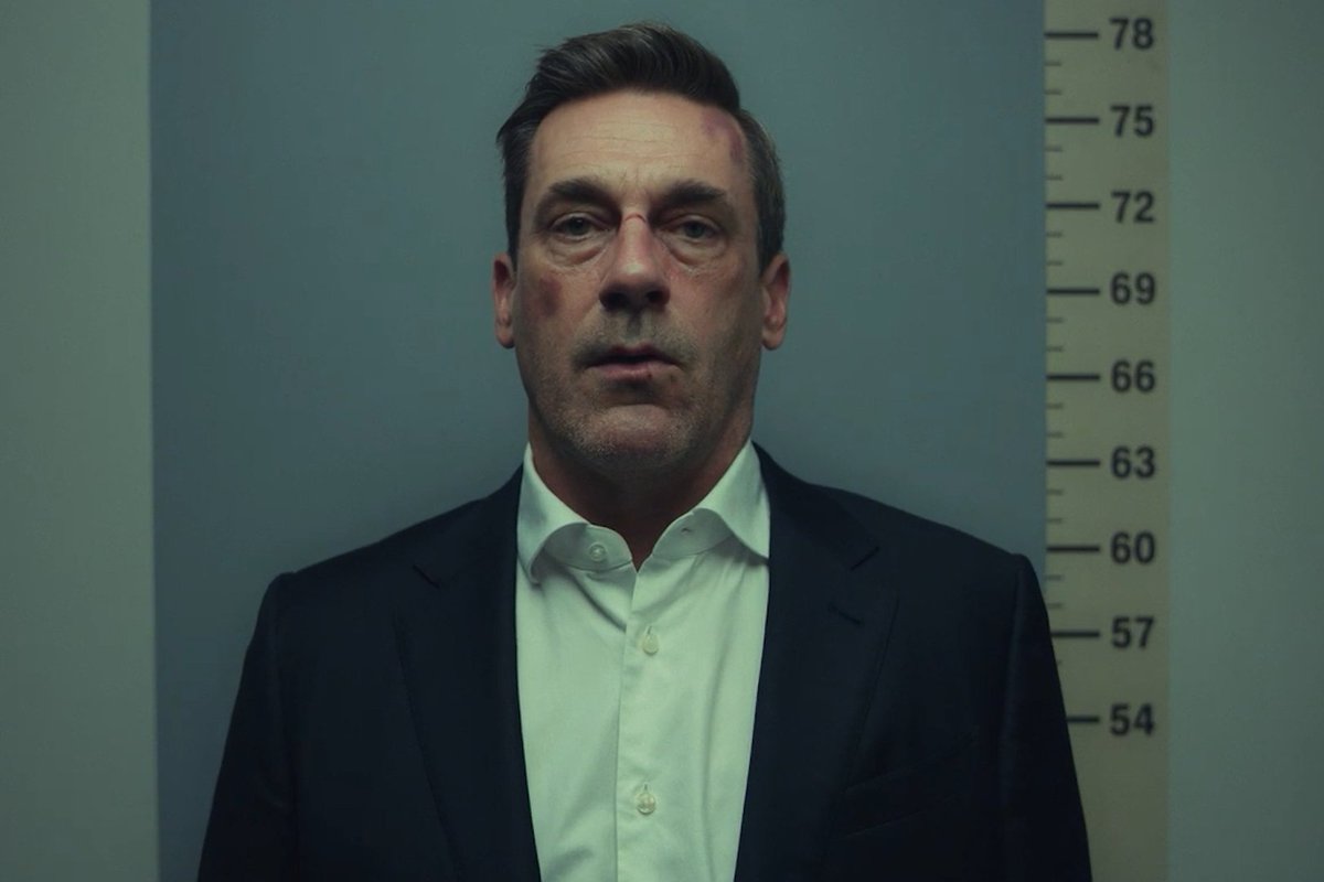 The two sides of Andrew Cooper. #YourFriendsAndNeighbors — Now Streaming