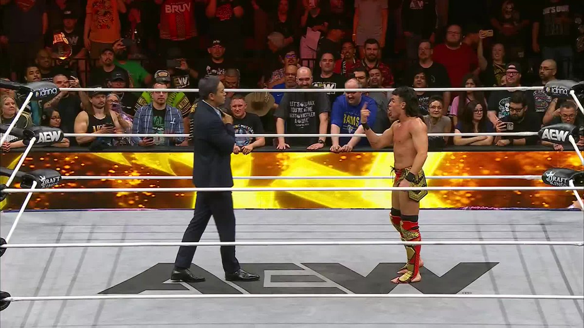 Is this what we’ll see Sunday at #AEWDoN when the AEW Continental Championship is on the line between Champion @RainmakerXOkada and Speedball Mike Bailey?! Watch #AEWCollision on TBS & MAX