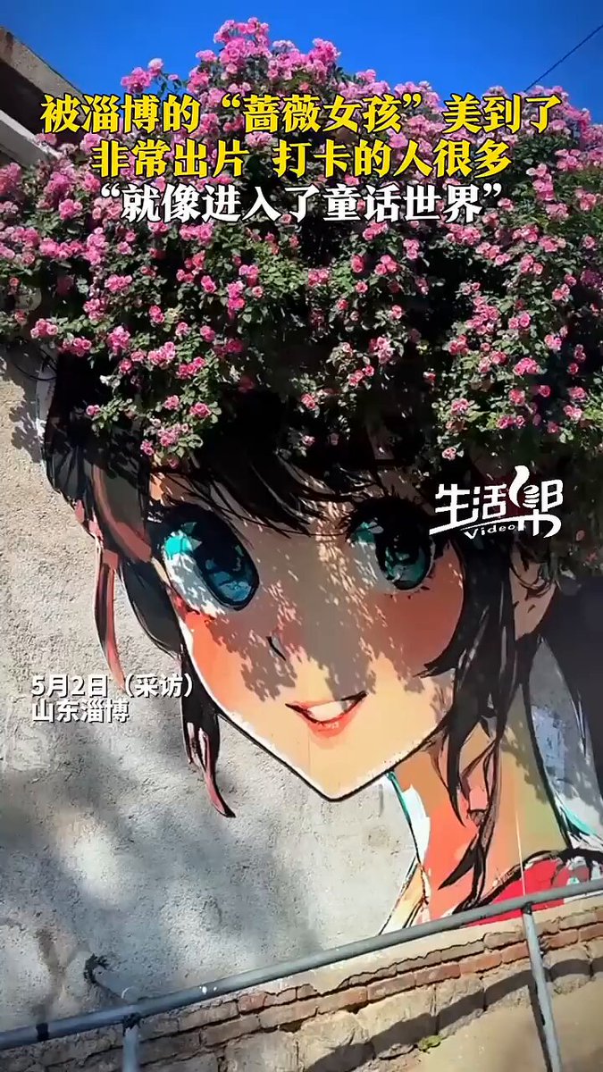 淄博的薔薇女孩幸存下來了，而濟南的卻被勒令塗白了 一個容不下美的城市，可見主政官員的心裏得有多齷齪