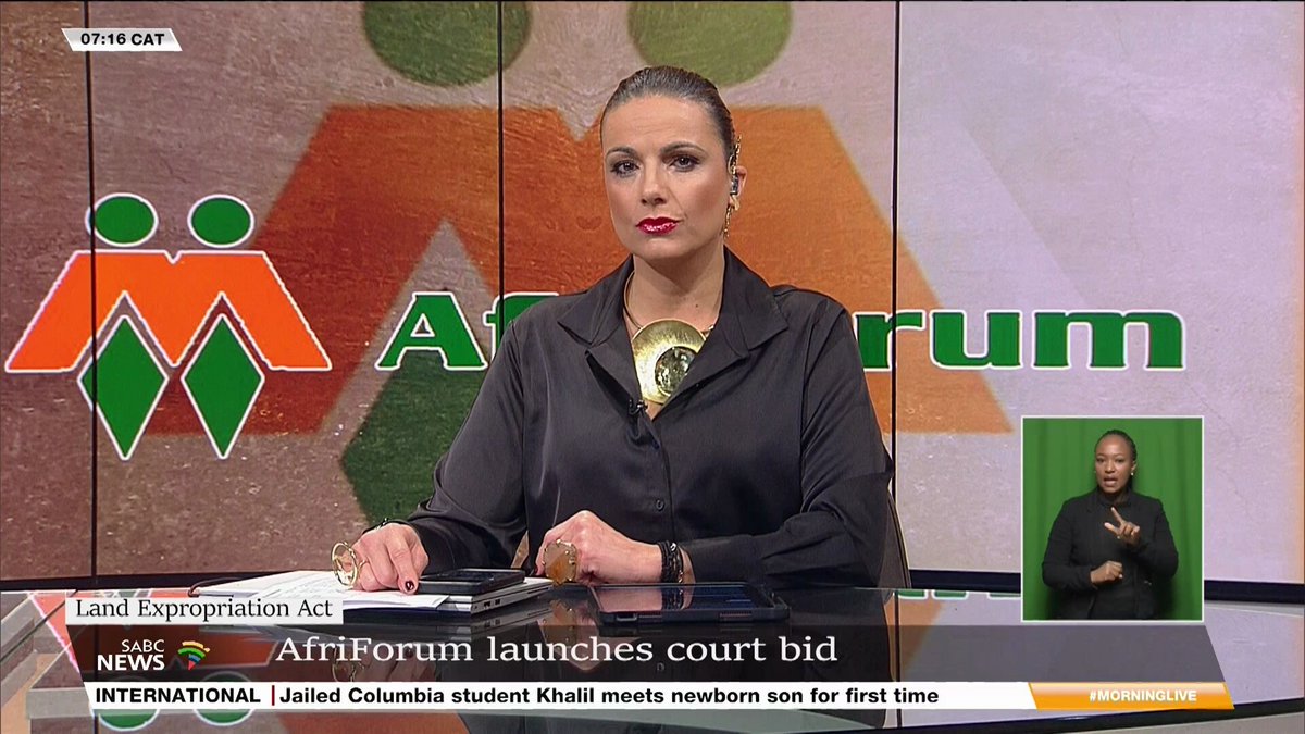 [WATCH] Afrikaner rights group AfriForum launches a court bid to have the Land Expropriation Act declared unconstitutional, describing it as a "real threat" to private property rights in the country.