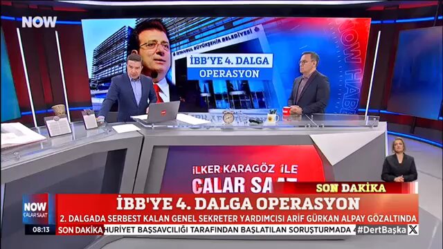 İBB’ye 4. dalga operasyonu… “Dalga dalga operasyon bana geçmişi hatırlatıyor” Nefes Gazetesi Ankara Temsilcisi #DenizZeyrek NOW’da #ÇalarSaat canlı yayın konuğu… #DertBaşka