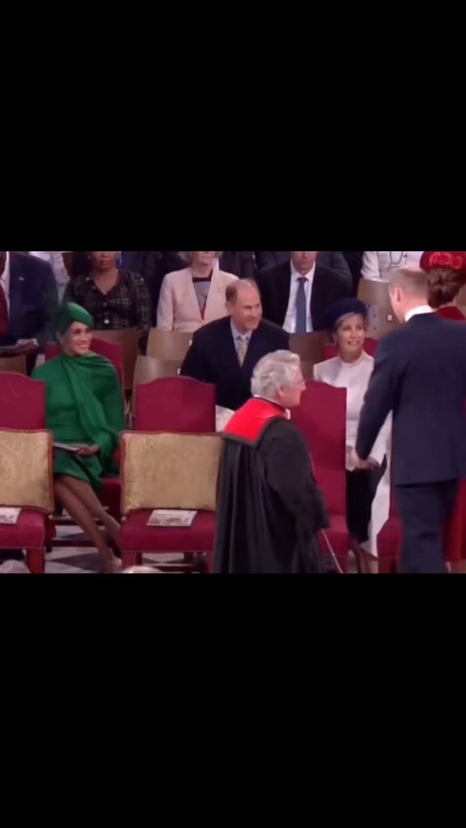 This was about when #PrincessCatherine was DONE. After dealing with #MeghanMarkle and her inappropriate overfamiliarity, bullying their staff, disrespecting the Queen, bullying #PrincessCharlotte and the incessant passive-aggressive behavior, the #PrincessOfWales was OVER IT. This was the last time she’d have to deal with #HarryandMeghan for the foreseeable future and she wasn’t going to fake it-I can’t blame her at all after what she had to deal with. #MeghanIsTheProblem