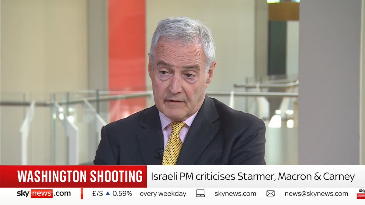 Netanyahu blames Starmer, Macron and Carney for fuelling antisemitism after two Israeli embassy workers were shot dead in DC - accusing them of being “on the wrong side of humanity.” Professor Michael Clarke has all the details. 📺 Sky 501 and YouTube