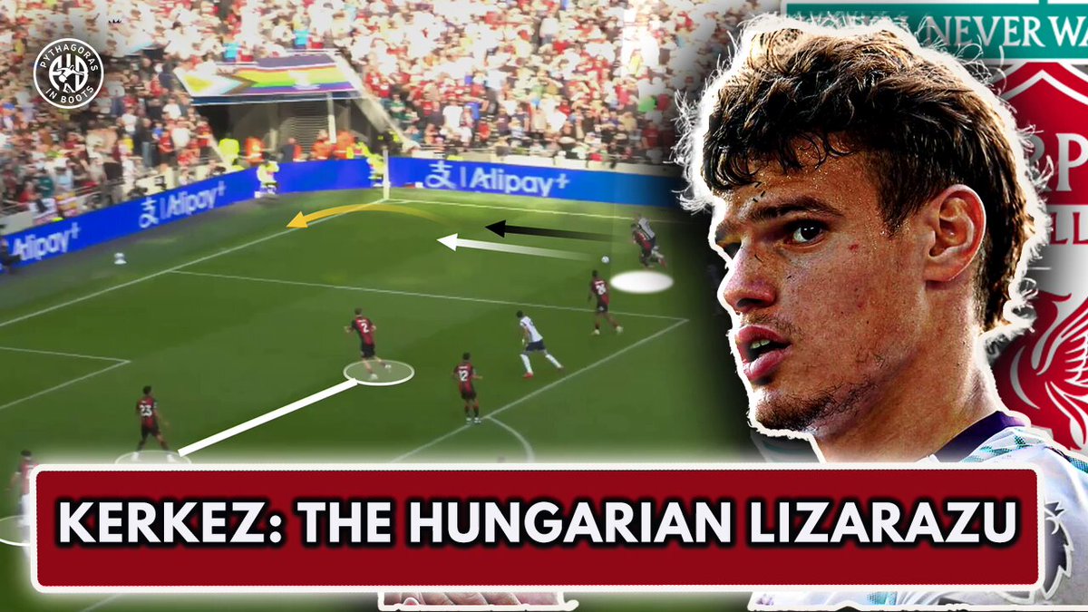 Milos Kerkez | Scout Report (OUT ON YOUTUBE) ➡ Underrated 1 v 1 defending, aggressive man-marker ➡ Weak dribbler but elite crosser ➡ Engine enables perpetual overlaps ➡ Overuses long pass - an Iraola tactical demand? Full Video: #LFC #Liverpool