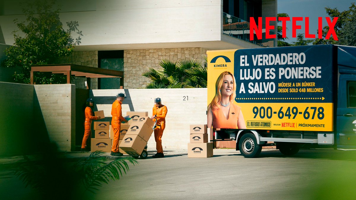 Veinte mil metros cuadrados de convivencia tensa, pero llena de lujos. Empieza una mudanza que lo cambiará todo. La serie #ElRefugioAtómico próximamente en Netflix.