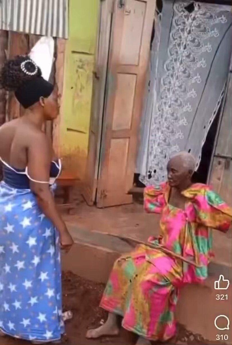 This happened in Uganda! Why would you do this to an old lady?! Why?!