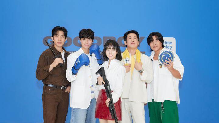 Tim jagoan favorit kita siap hadir! 🫡 Kenalan sama #ParkBoGum, #KimSoHyun, #LeeSangYi, #TaeWonSeok, dan #HeoSeongTae di GOOD BOY, tayang 31 Mei di Prime Video! #GOODBOYonPrime