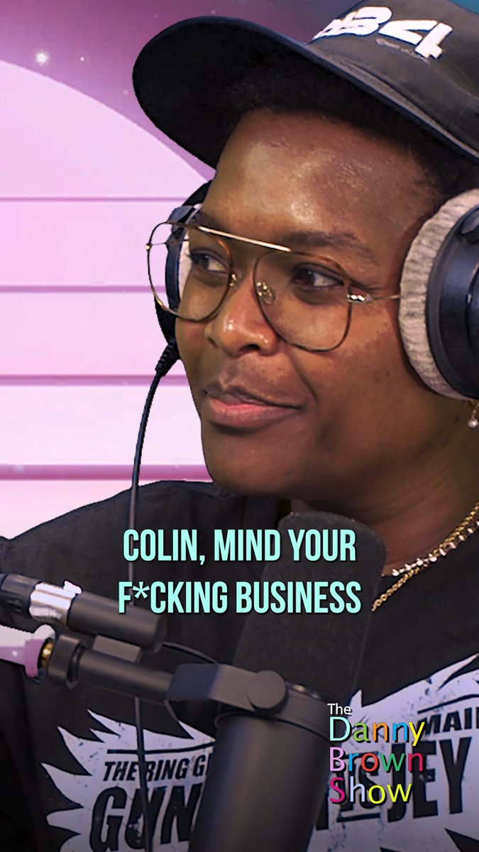 Mind your business Colin. 🙄 New episode of #TheDannyBrownShow with @samjaycomic is live!