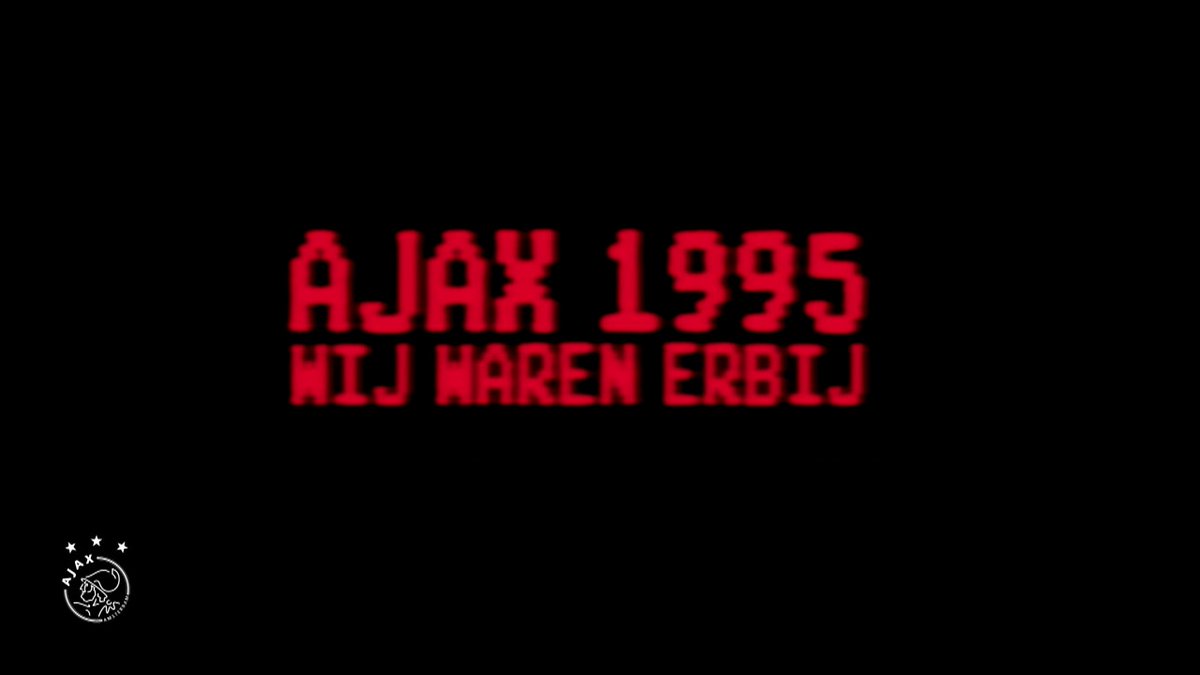 'Ajax 1995 | Wij Waren Erbij' ⚪️🔴⚪️ Zaterdag 24 mei om 17:00 uur in première: Ajax-documentaire met nooit eerder vertoonde beelden van onze Champions League-winst 30 jaar geleden ❤️