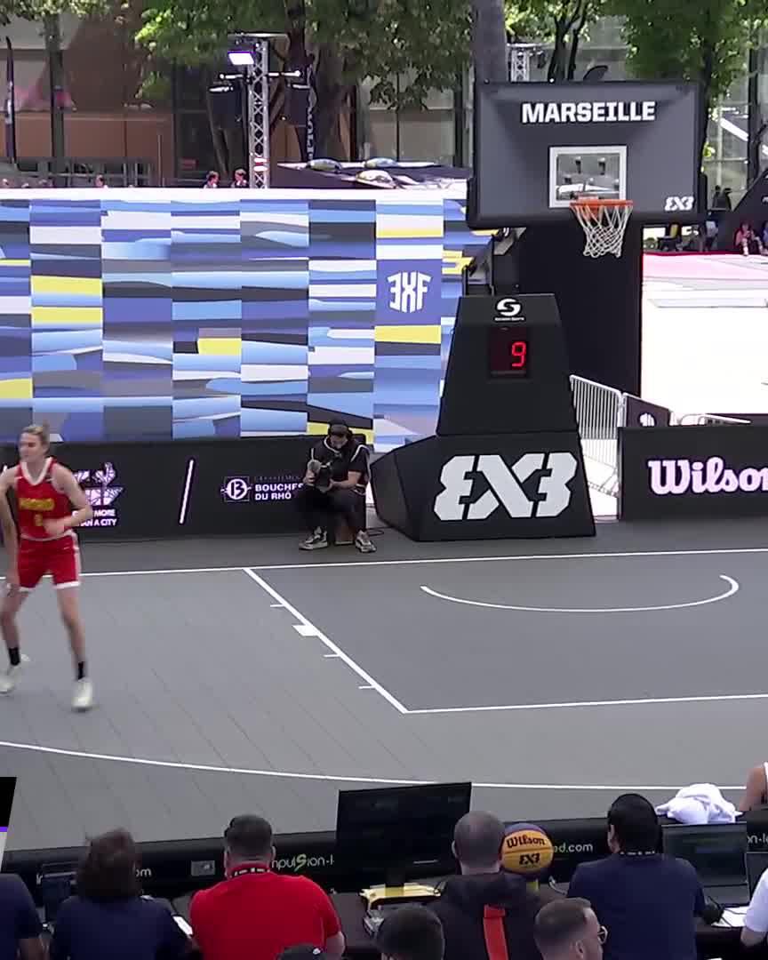 ๐ฎโ๐จ Mikaylah Williams is TUFF! ๐ฏ๐บ๐ธ #3x3WS #3x3WSMarseille