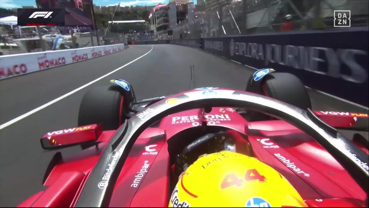 Lewis Hamilton, el primer piloto en volar con un Fórmula 1 🚀 #MonacoDAZNF1 🇲🇨