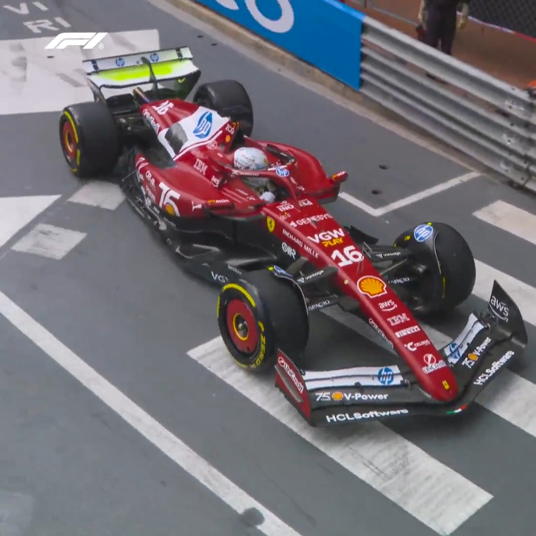Charles took an early detour but ended FP1 on top of the timesheets ⏱️ Catch up with a busy first practice in Monte Carlo 🎥 #F1 #MonacoGP | Tap to watch highlights ⤵️