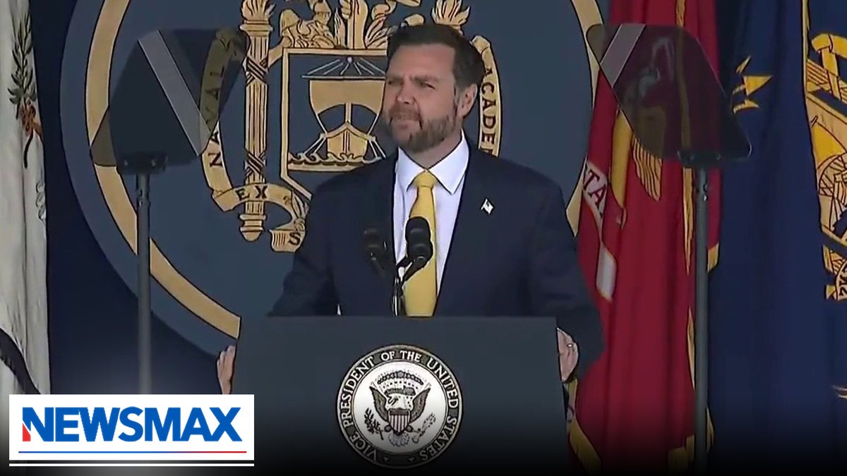 "I'm your vice president. And the minute you walk off the stage with your diploma and your commission, you will be officers in the United States Navy and the United States Marine Corps. And that is an incredible thing." — JD Vance at the U.S. Naval Academy commencement