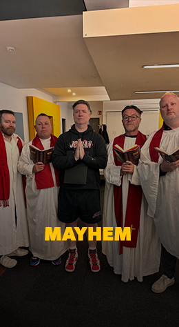 All praise Dave Moore's Comedy Choir 😇 Was this Mayhem or Conclave?! Extra points for the harmonies 🔥 Stay tuned to Today FM for more Mayhem all next week!