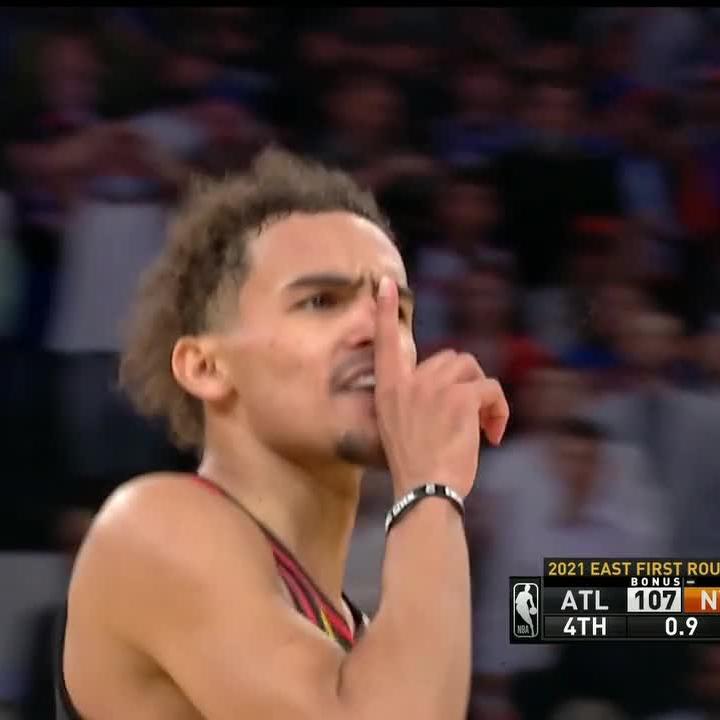 4 YEARS AGO TODAY Trae Young had 32 PTS, 10 AST, 7 REB & the Game Winner in GM1 at MSG "It got real quiet at the end and I wanted to hear those F-U chants again." - Trae Young