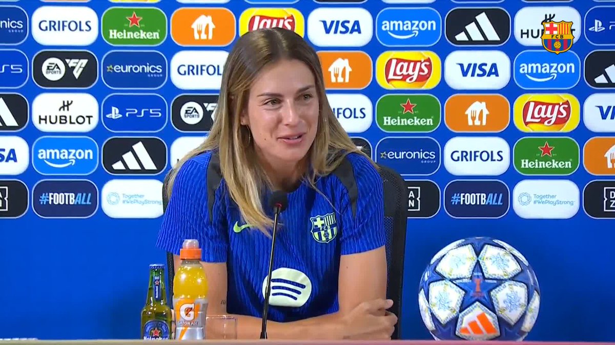 🎙 Alexia Putellas: ❝Em sento una privilegiada d'haver viscut aquest viatge. L'equip té la motivació, l'energia i les ganes de què això continuï.❞ #UWCLFinal