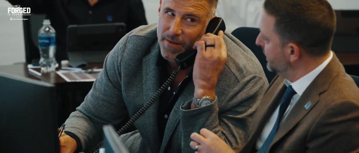 Inside the Patriots draft room for our second round pick 👀 EP. 1 of 𝗙𝗼𝗿𝗴𝗲𝗱 𝗶𝗻 𝗙𝗼𝘅𝗯𝗼𝗿𝗼𝘂𝗴𝗵 is out now: Mass General Brigham | #NEPats