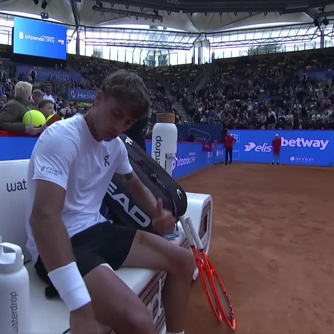 Flavio Cobolli turning on the jets! 🚀 Flavio Cobolli Bitpanda Hamburg Open