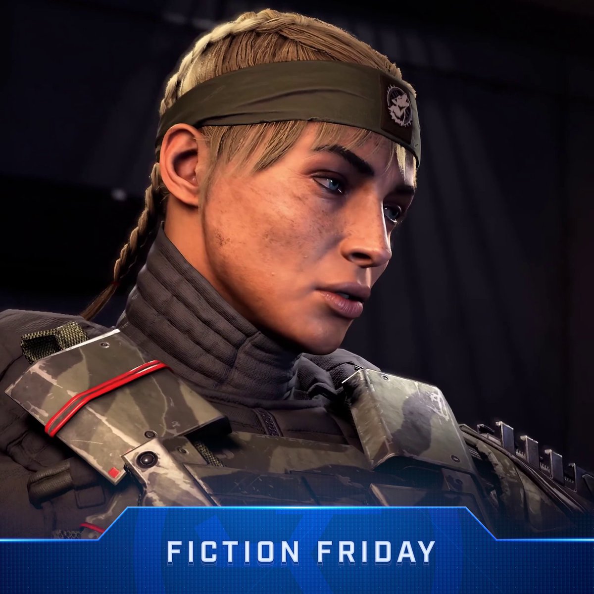 Sigrid Eklund honed her calm and reserved demeanor during her service as a UNSC Army Ranger where she notably aided local militia groups on Concord, repelling the Covenant invasion so civilians from the hinterlands could be sheltered behind the main city's walls. #FictionFriday