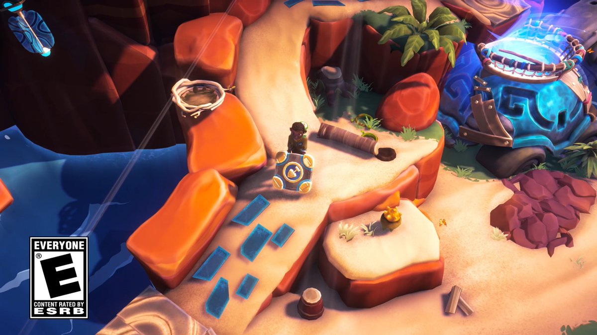It's important to put your plans into motion… even if it means launching them out of a cannon. Remember to bring any plans you find back to base - they'll let you craft new items! 🔨 Pre-orders available now for #SurvivalKids on the Nintendo Switch 2! 👇