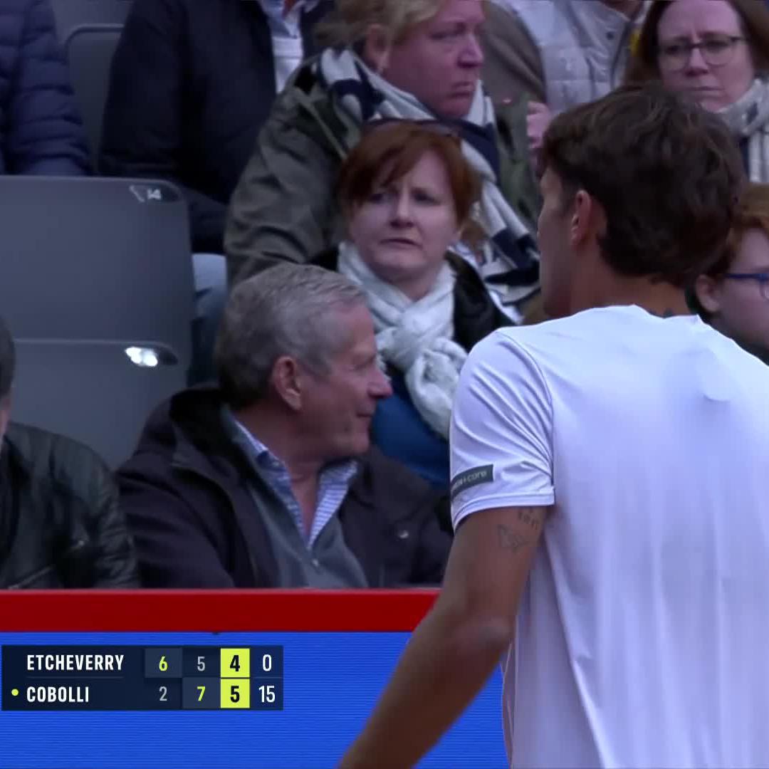 Superb stuff from Flavio Cobolli in the clutch 👏 Bitpanda Hamburg Open