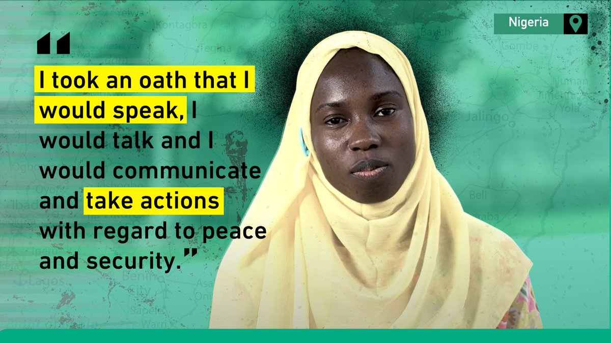 In Maiduguri, Fatima works with mothers, daughters and grandmothers who refuse to let violence define their future. With support from UN Office on Drugs & Crime she advocates for women's education, recognising that 'Women are usually the dependants and the defence system in their community.' 👇