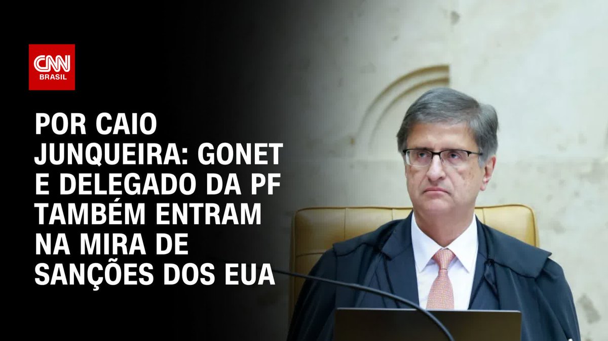 Por Caio Junqueira: Gonet e delegado da PF estão na mira de sanções dos EUA; assista #BastidoresCNN