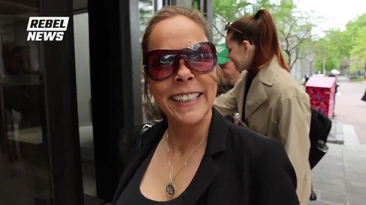 Freedom Convoy organizer Tamara Lich arrives at the courthouse in Ottawa in support of fellow convoy figure Chris Barber. "Hopefully we get through everything quickly and head home tomorrow," she says.