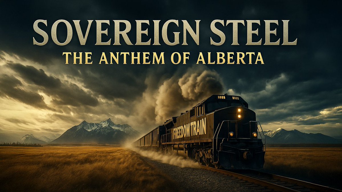 🚨 NOW LIVE: SOVEREIGN STEEL – The Anthem of Alberta 🚨 A cinematic battle cry for the soul of Alberta. For the ranchers, the rig hands, the patriots who won’t kneel. In collaboration with Jim Ferguson & Freedom Train International. 🔥 Watch now. Share everywhere.🔥