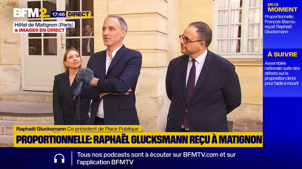 💬 "Il n'y aura pas de candidature unique" à gauche Présidentielle 2027: Raphaël Glucksmann, co-président de Place Publique, refuse toute candidature commune avec Jean-Luc Mélenchon et la France insoumise #BFM2