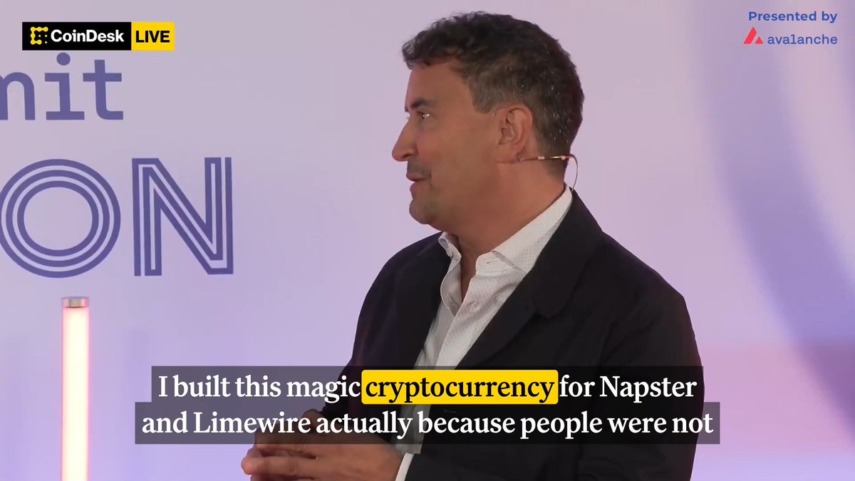 From building "magic cryptocurrency" for Napster and LimeWire in 2003 to founding Ava Labs 🔺, Emin Gün Sirer🔺⚔️'s has had a unique journey in crypto. He joins Jenn Sanasie and Sam Ewen | CoinDesk at Avalanche Summit London to discuss why distributed systems are the future.