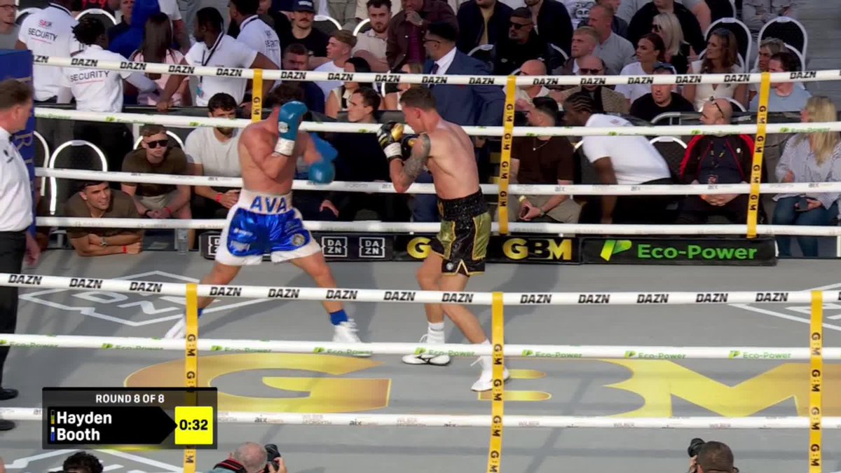 The last 30 seconds of Joe Hayden vs. Lewis Booth 🔥👊 #HarperZimmermann | Live NOW on DAZN