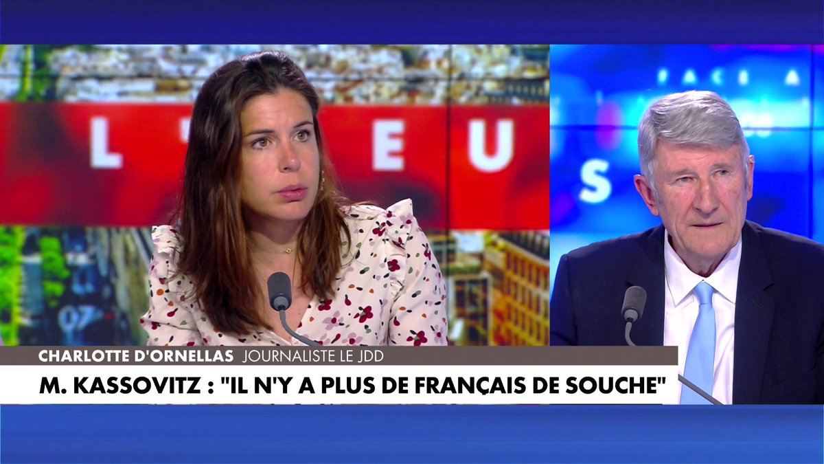 «Les Français sont inquiets de voir disparaître leur pays et leurs enfants», lance Charlotte d’Ornellas, en réaction aux propos de Matthieu Kassovitch, dans #FaceaPhilippeDeVilliers