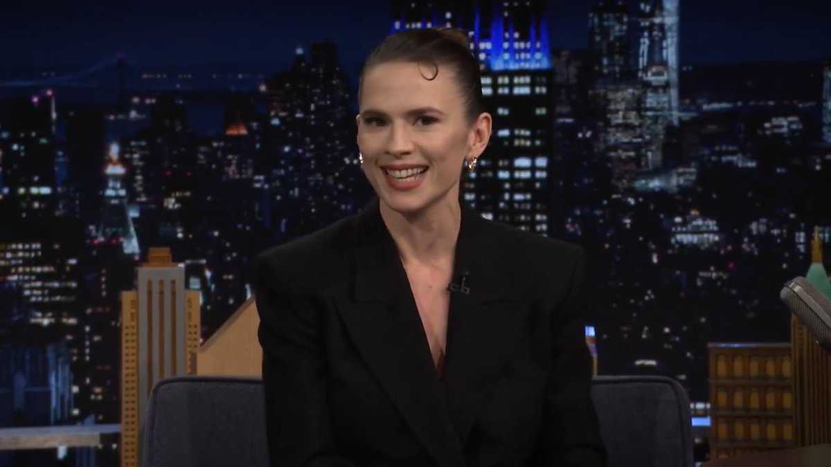 Hayley Atwell did her own stunts for @MissionMovie while pregnant! #FallonTonight #MissionImpossible