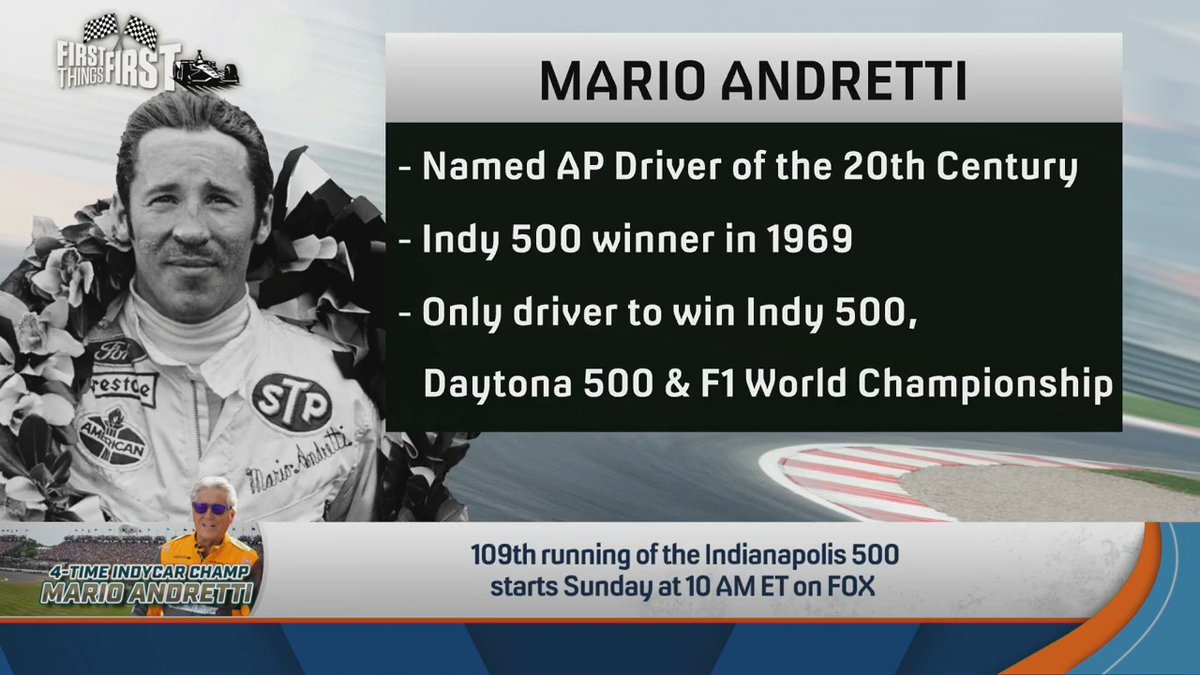.Wildes asked GOAT Driver Mario Andretti what makes the Indy 500 so special: “Tradition. Tradition. Tradition.”