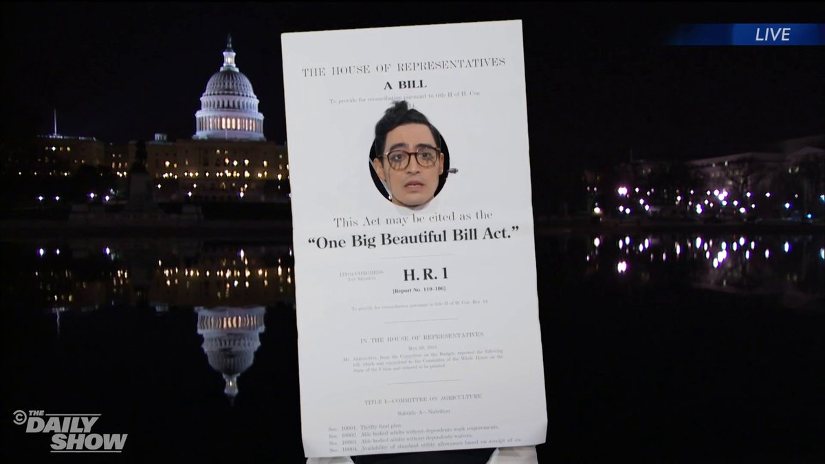 Trump's "big beautiful bill" (Troy Iwata) just wants to be approved!