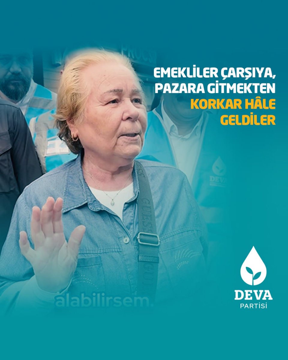 Emekliler çarşıya, pazara gitmekten korkar hâle geldiler. Ey iktidardakiler, gerçeklerle yüzleşin artık.