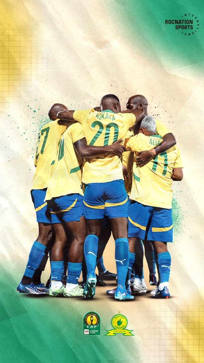 The stage is set for the final of finals 🏆 Good luck to Mamelodi Sundowns FC in the CAF Champions League final 💛 #Sundowns | #TotalEnergiesCAFCL